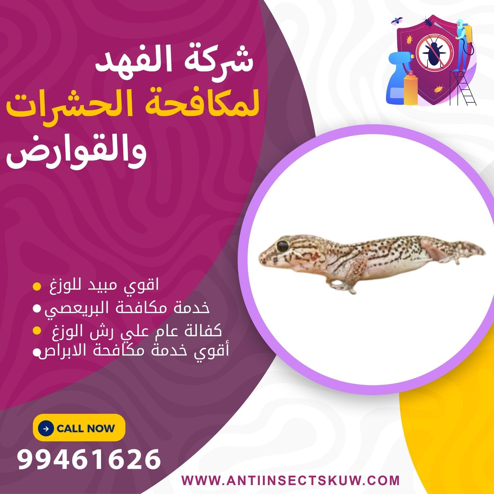 شركة مكافحة البريعصي بالكويت